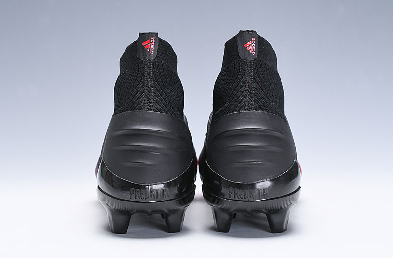 Adidas Predator 19+ FG Core Black Red BC0549 - Premium Football Boots