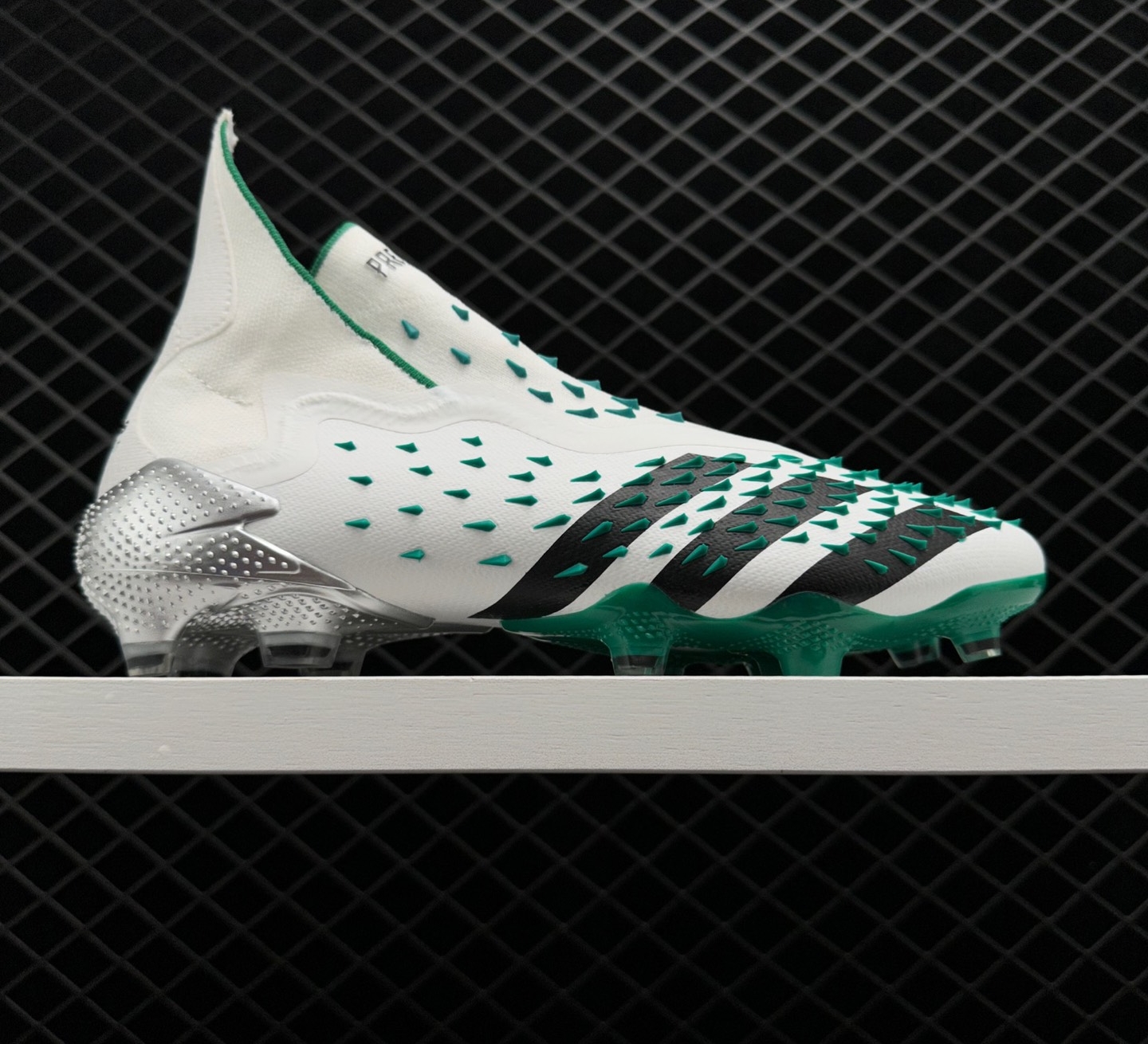 Adidas Predator Freak+ EQT FG 'Demonskin - White Sub Green' GX0224 - Enhance Your Performance with Advanced Technology