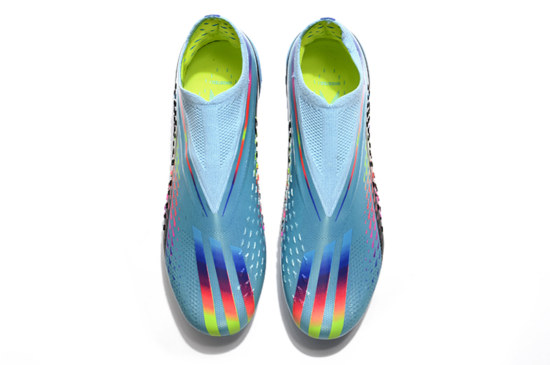 Adidas X Speedportal + Al Rihla Firm Ground Cleats - Clear Aqua Solar Red Power Blue Adidas X Speedportal + Al Rihla Firm Ground Cleats - Clear Aqua Solar Red Power Blue