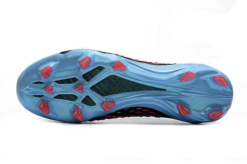 Adidas X Speedportal + Al Rihla Firm Ground Cleats - Clear Aqua Solar Red Power Blue Adidas X Speedportal + Al Rihla Firm Ground Cleats - Clear Aqua Solar Red Power Blue