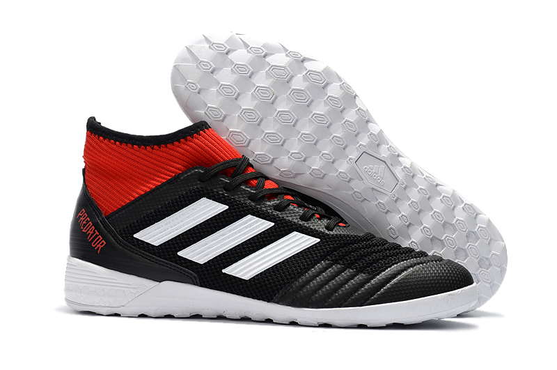 Adidas PREDATOR TANGO 18.3 Indoor Soccer Shoes Black Red - Premium Performance Footwear