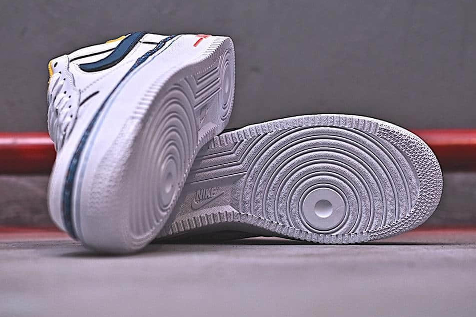 Nike Air Force 1 Low 'Overbranding - White Red Blue' CD7339-100 - Authentic Nike Sneaker