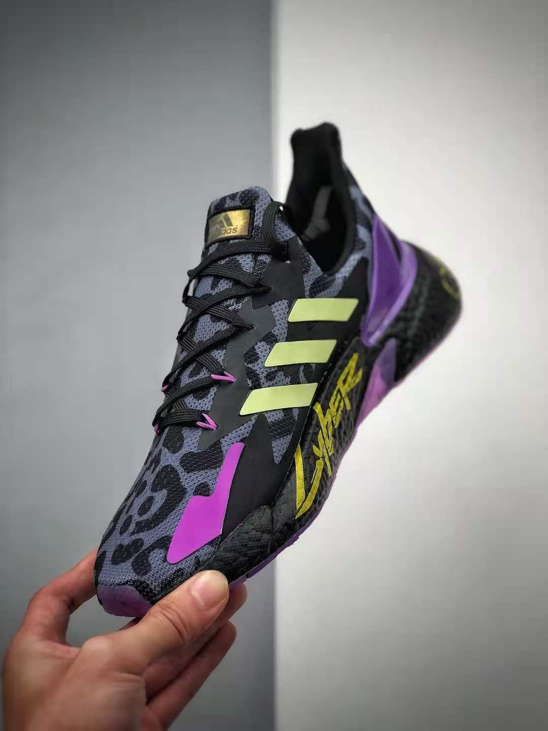 Adidas X9000L4 Cyberpunk 2077 Black Metallic Gold FZ3090 - Exclusive Futuristic Sneakers Adidas X9000L4 Cyberpunk 2077 Black Metallic Gold FZ3090 - Exclusive Futuristic Sneakers