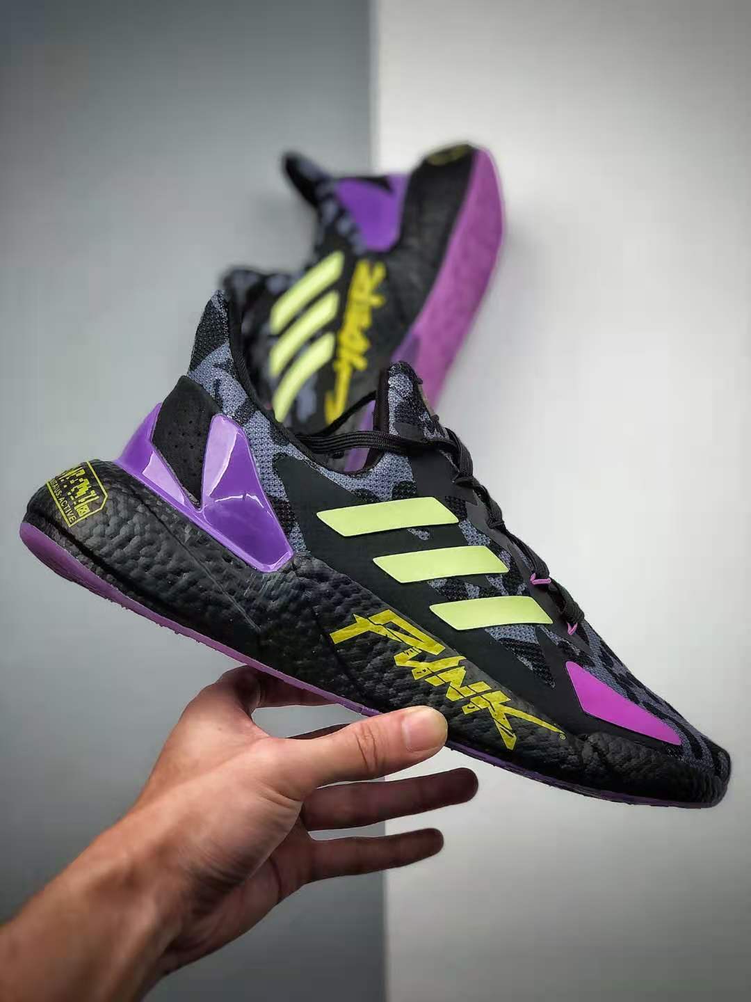 Adidas X9000L4 Cyberpunk 2077 Black Metallic Gold FZ3090 - Exclusive Futuristic Sneakers Adidas X9000L4 Cyberpunk 2077 Black Metallic Gold FZ3090 - Exclusive Futuristic Sneakers