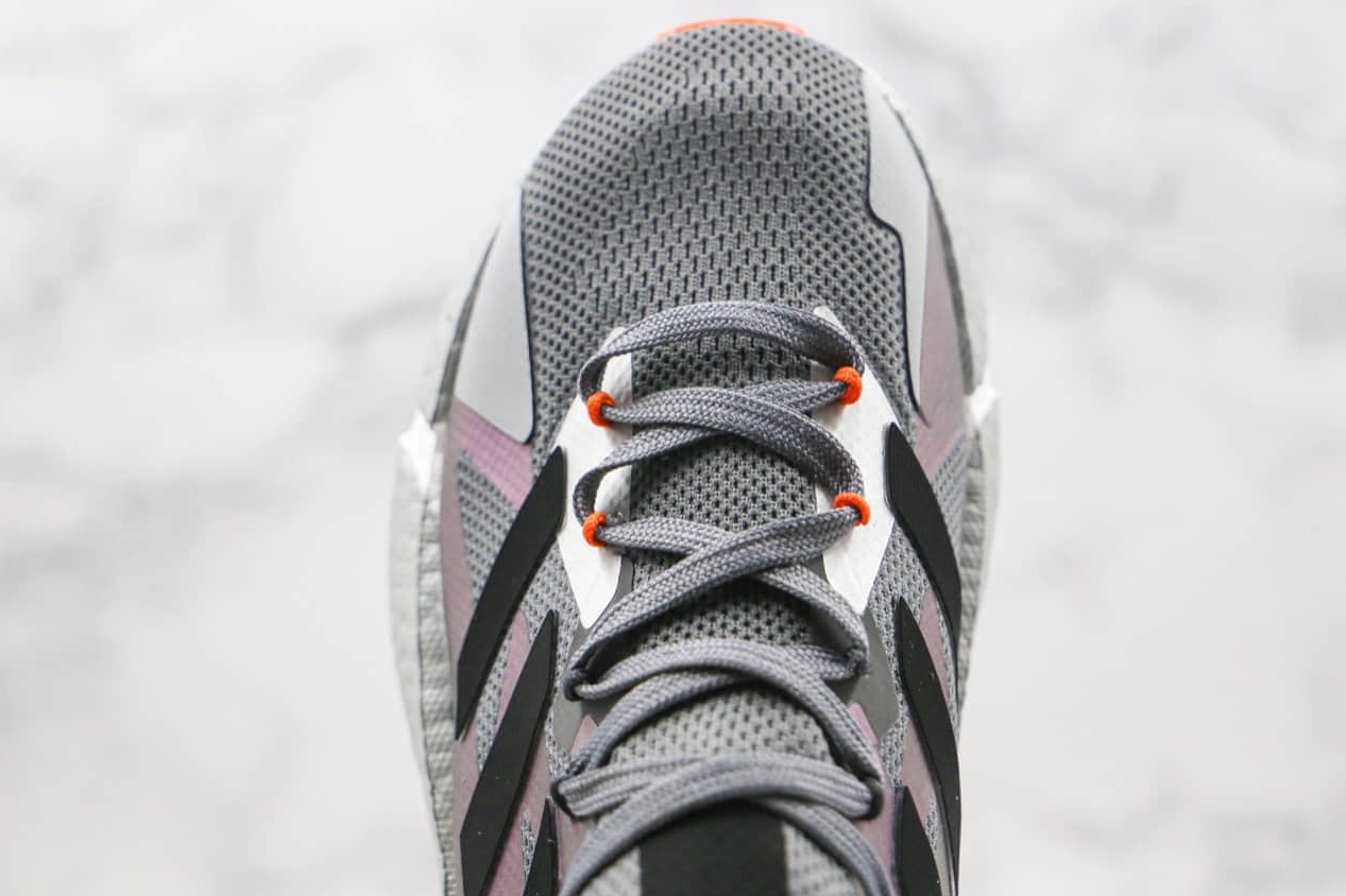 Adidas X9000l4 Splicing Colorblock Shock Absorption Sports Unisex Gray White Red FY2348