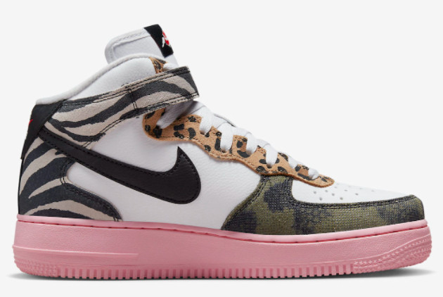 Nike Air Force 1 Mid 'Animal Instinct' DZ4841-100 - Premium Wild Style Sneakers Nike Air Force 1 Mid 'Animal Instinct' DZ4841-100 - Premium Wild Style Sneakers
