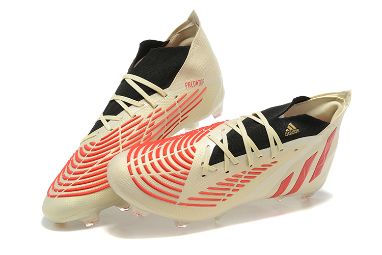 Adidas Predator Edge.1 FG 'Off White Vivid Red' Soccer Cleats - H02933