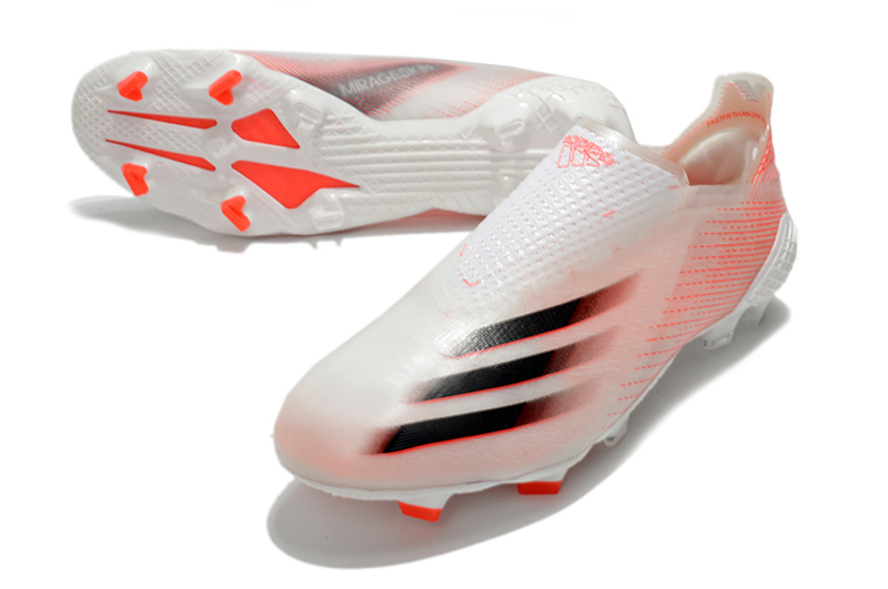 Adidas X Ghosted FG SOCCER Cleats - White/Orange/Black | Elite Performance Adidas X Ghosted FG SOCCER Cleats - White/Orange/Black | Elite Performance