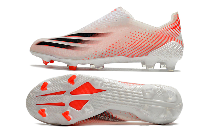 Adidas X Ghosted FG SOCCER Cleats - White/Orange/Black | Elite Performance Adidas X Ghosted FG SOCCER Cleats - White/Orange/Black | Elite Performance