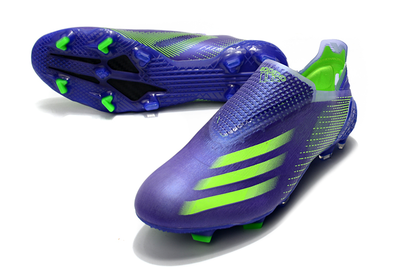 Adidas X Ghosted+ FG Violet Vert - Stylish and Agile Football Boots Adidas X Ghosted+ FG Violet Vert - Stylish and Agile Football Boots