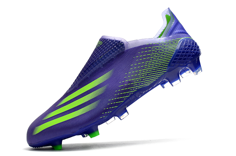 Adidas X Ghosted+ FG Violet Vert - Stylish and Agile Football Boots Adidas X Ghosted+ FG Violet Vert - Stylish and Agile Football Boots
