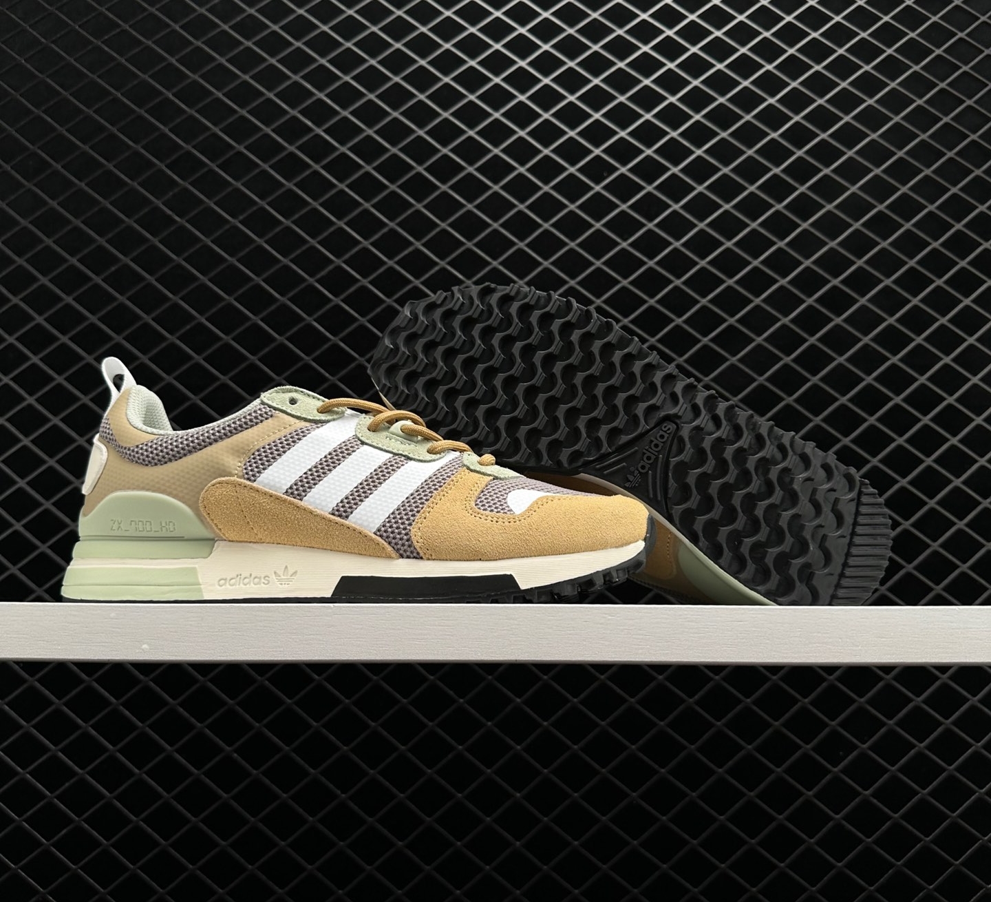 Adidas Originals ZX 700 HD Shoes - Beige Tone Off White Feather Grey | H01849 Adidas Originals ZX 700 HD Shoes - Beige Tone Off White Feather Grey | H01849