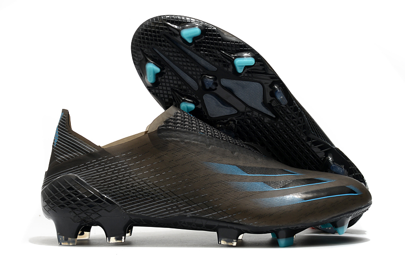 Adidas X Ghosted+ FG Boots 'Black Blue' EG8246 - Ultimate Speed & Control
