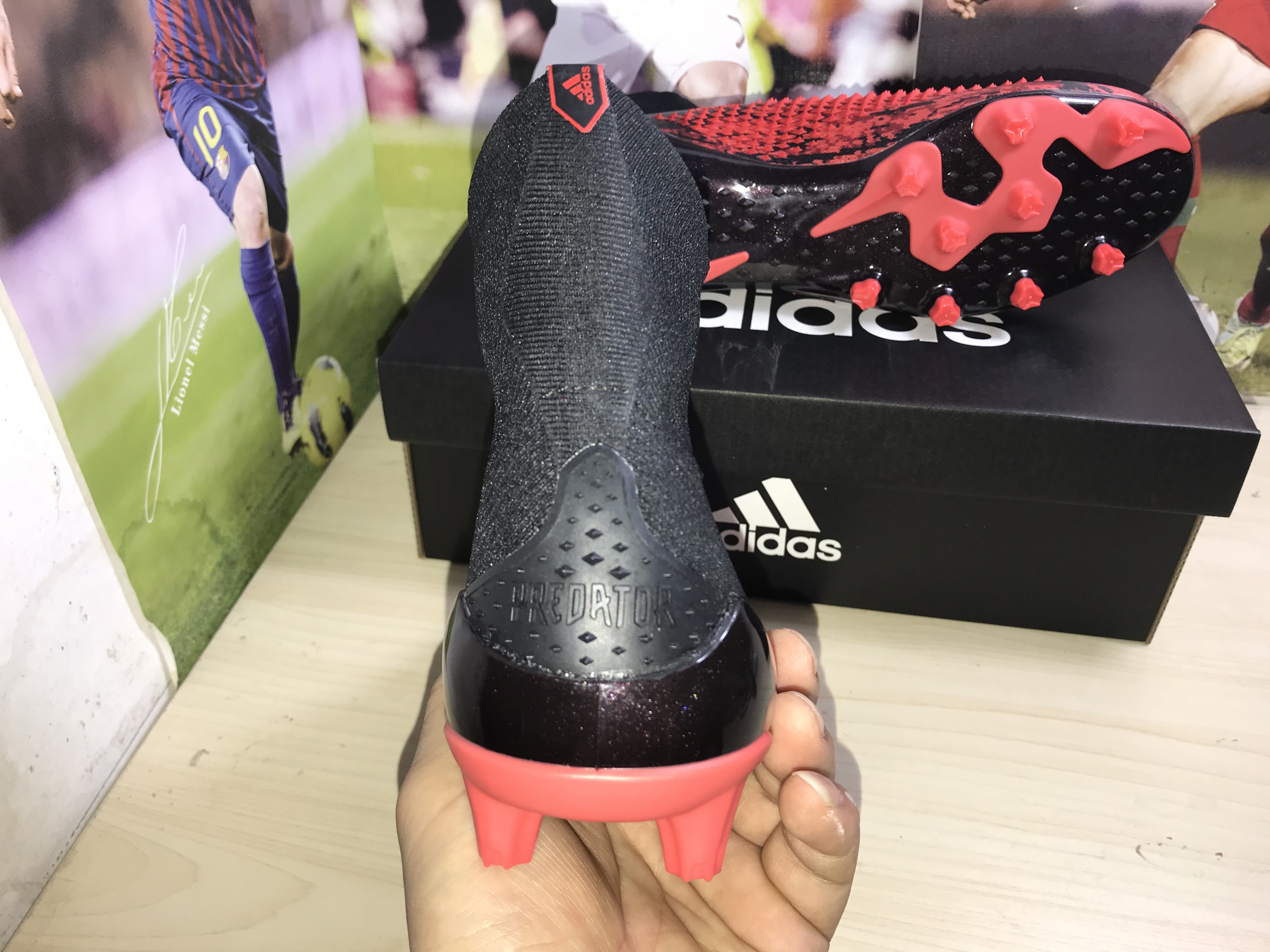Adidas Predator Mutator 20+ Ag Core Black Cloud White Active Red FV3193 - Top Performance Football Boots