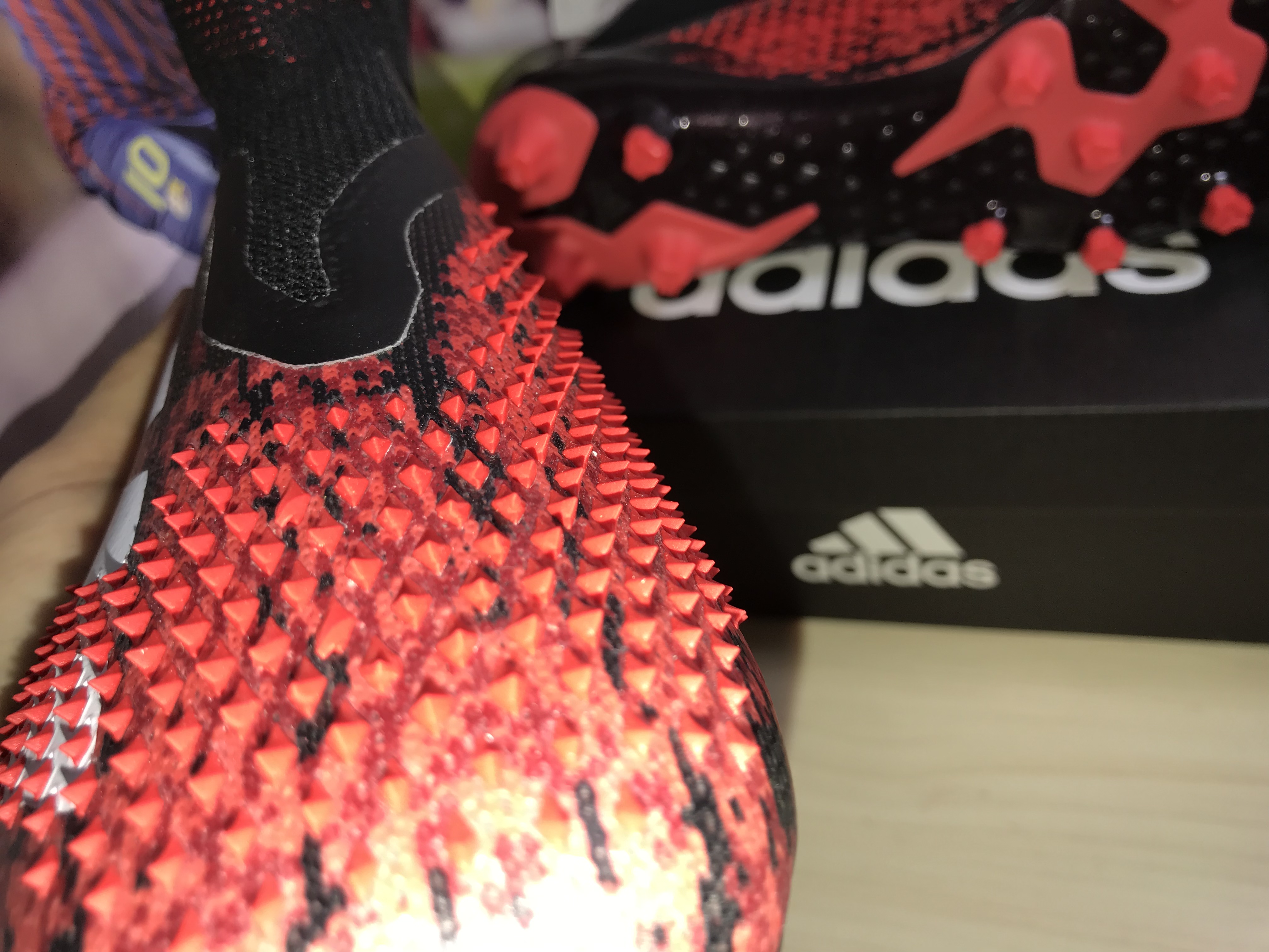 Adidas Predator Mutator 20+ Ag Core Black Cloud White Active Red FV3193 - Top Performance Football Boots