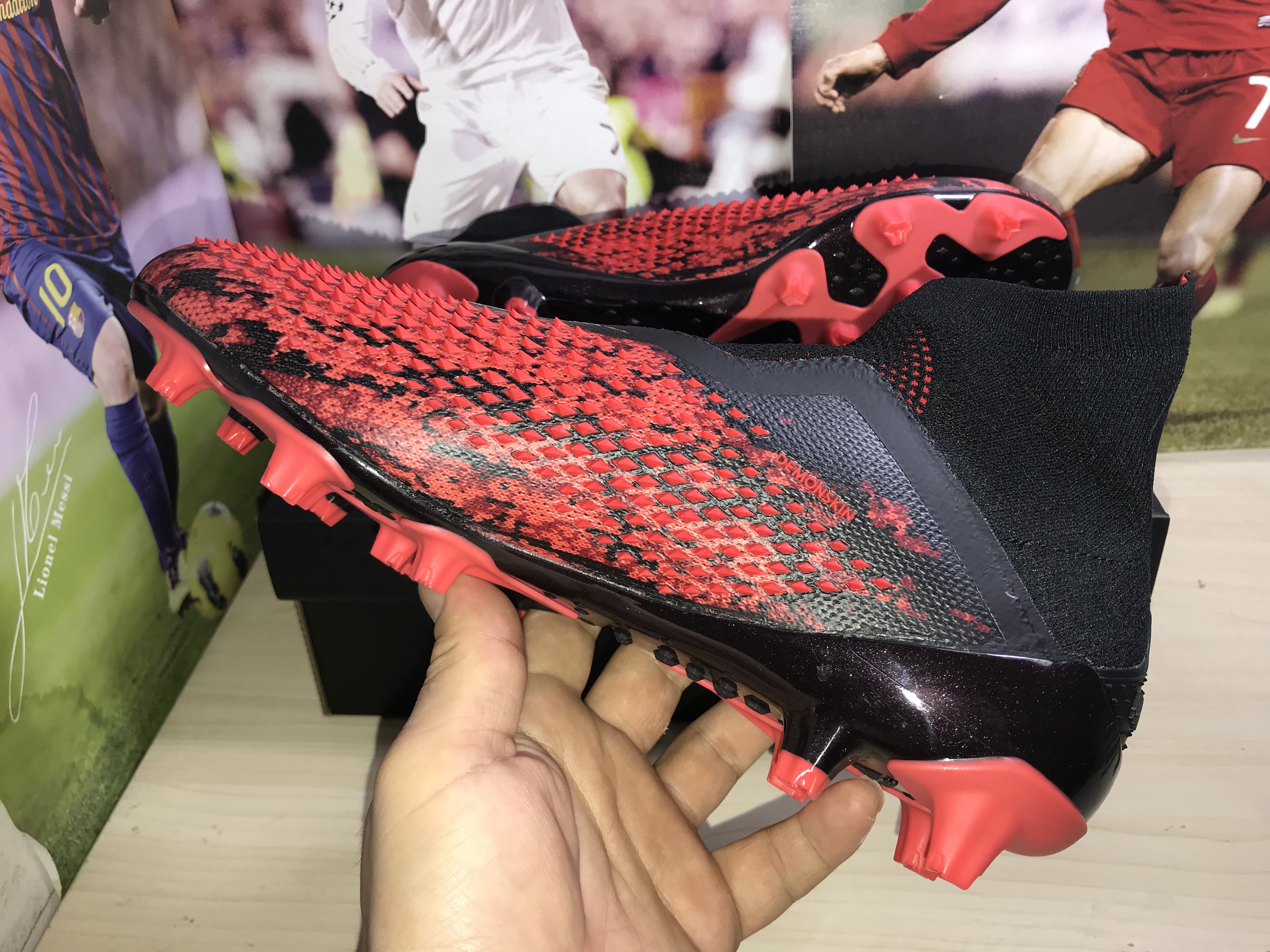 Adidas Predator Mutator 20+ Ag Core Black Cloud White Active Red FV3193 - Top Performance Football Boots