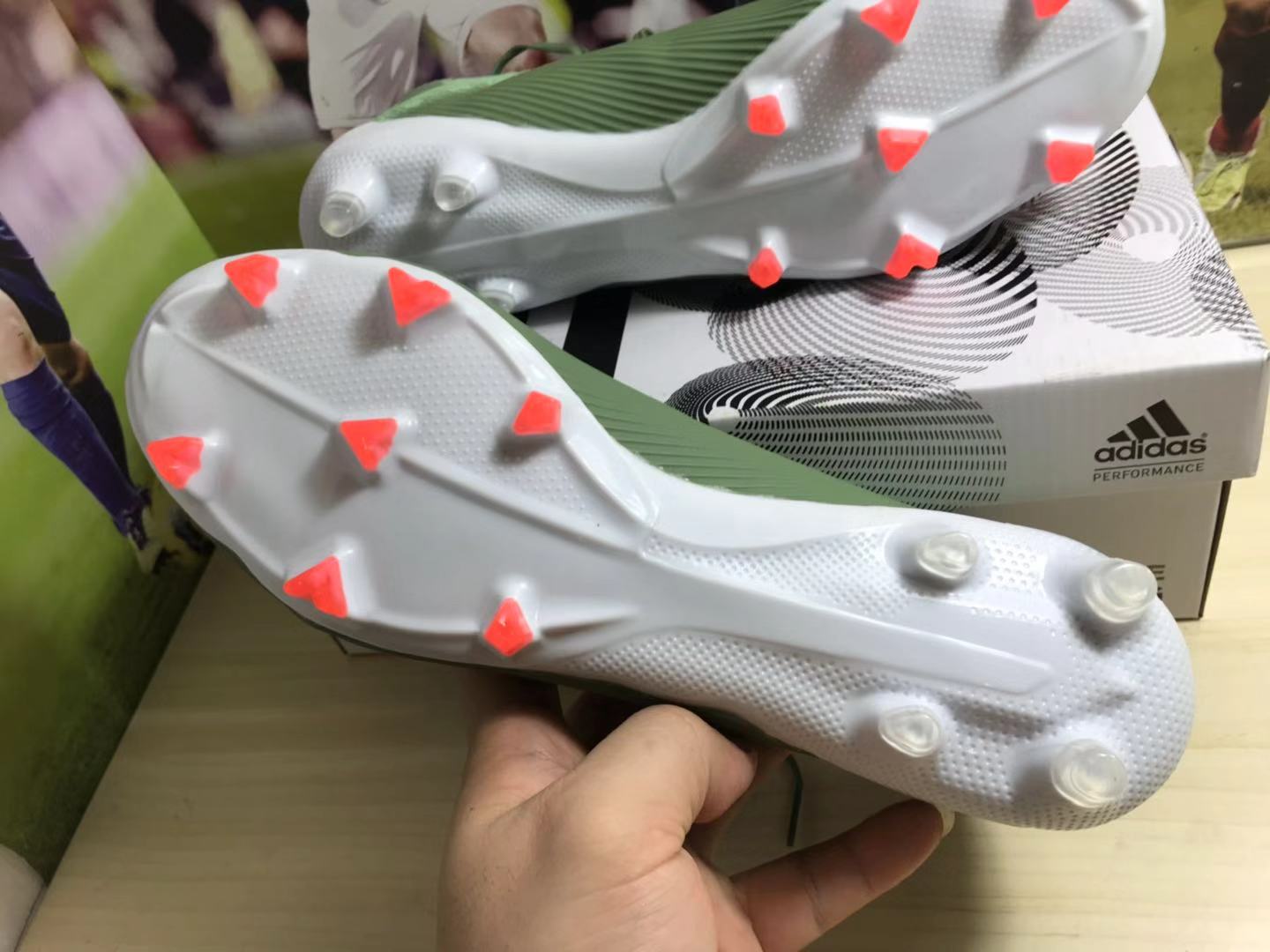 Adidas X 19.1 FG 'Legacy Green Orange' EF8296 - Elite Performance Football Boots Adidas X 19.1 FG 'Legacy Green Orange' EF8296 - Elite Performance Football Boots