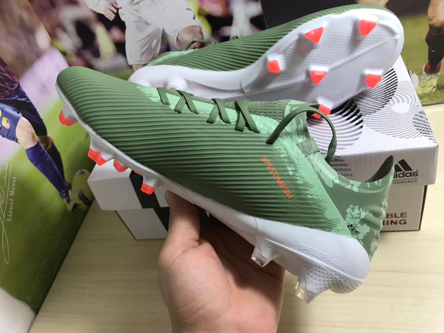Adidas X 19.1 FG 'Legacy Green Orange' EF8296 - Elite Performance Football Boots Adidas X 19.1 FG 'Legacy Green Orange' EF8296 - Elite Performance Football Boots