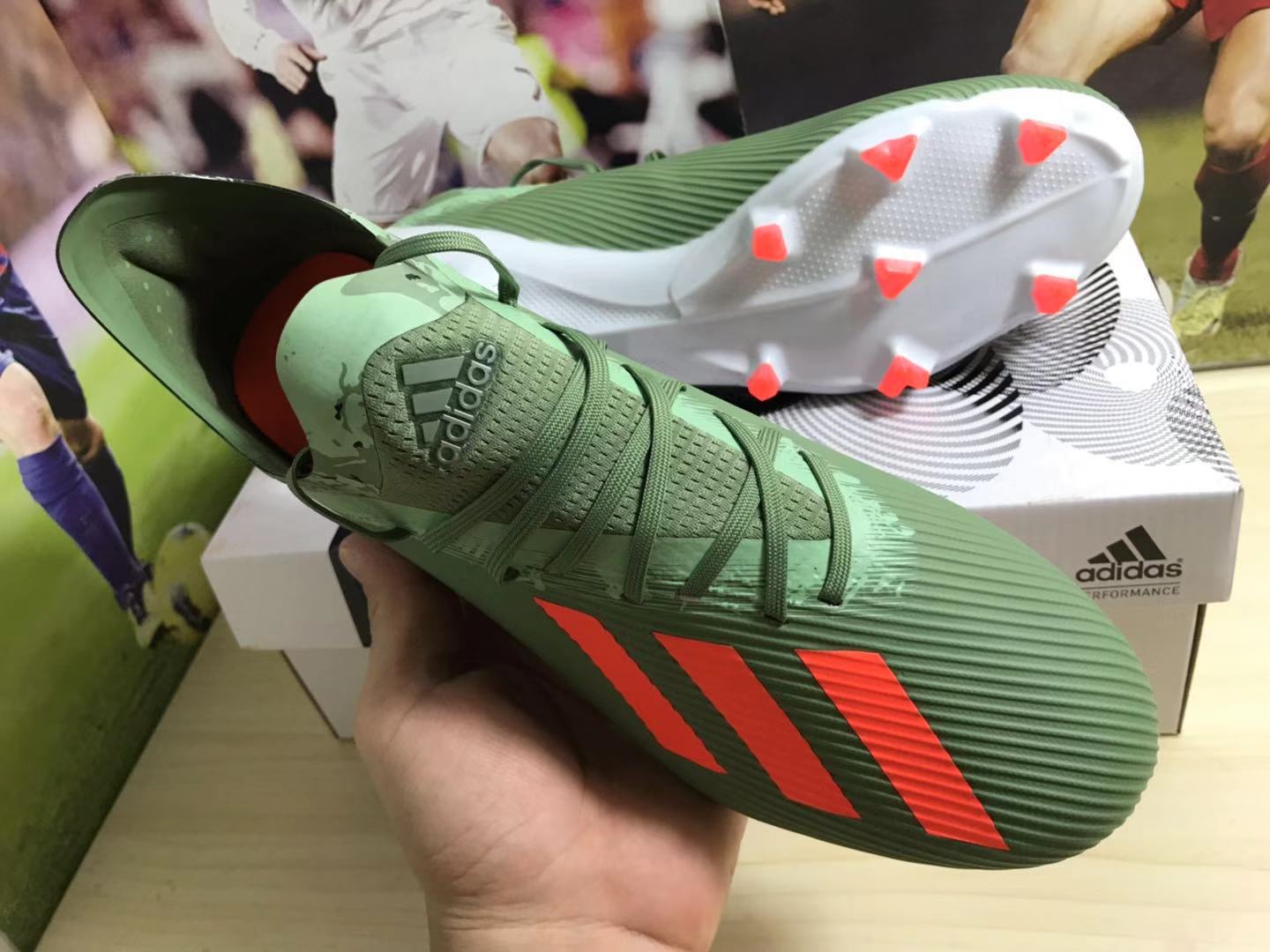 Adidas X 19.1 FG 'Legacy Green Orange' EF8296 - Elite Performance Football Boots Adidas X 19.1 FG 'Legacy Green Orange' EF8296 - Elite Performance Football Boots