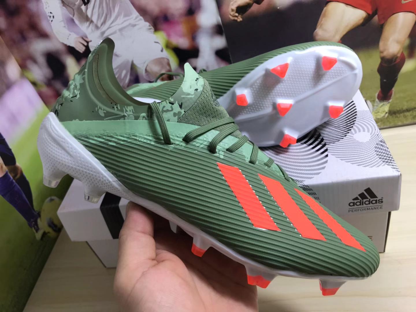 Adidas X 19.1 FG 'Legacy Green Orange' EF8296 - Elite Performance Football Boots Adidas X 19.1 FG 'Legacy Green Orange' EF8296 - Elite Performance Football Boots
