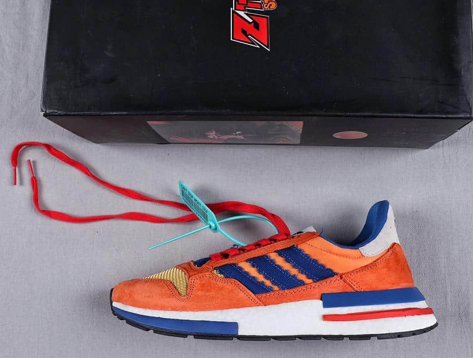 Adidas Originals Dragon Ball Z x ZX 500 RM 'Son Goku' D97046 - Iconic Collaboration for Sneakerheads