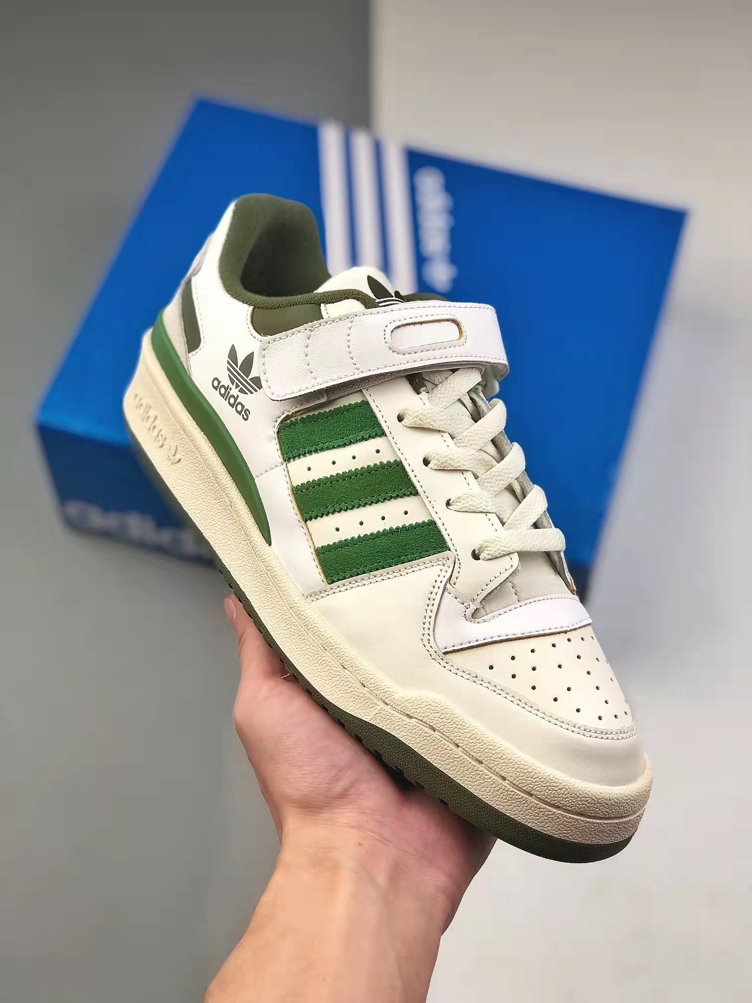 Adidas Forum 84 Low 'White Crew Green' Sneakers - FY8683