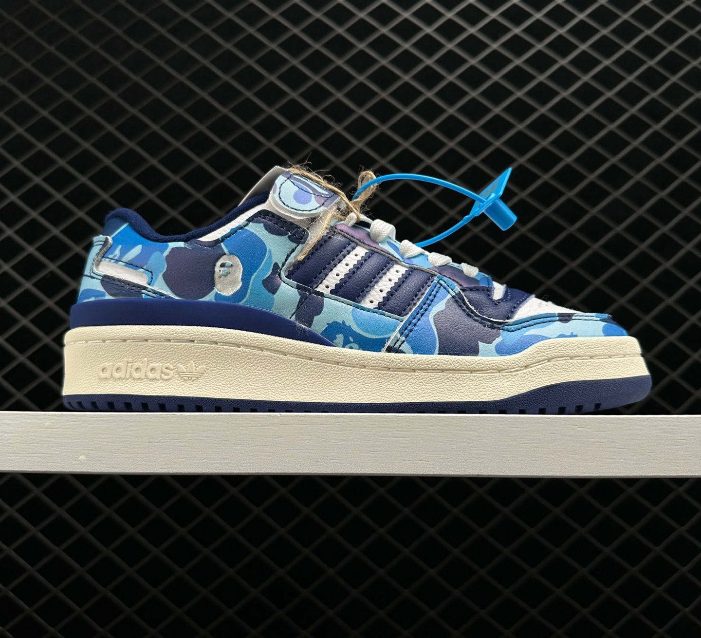 Adidas BAPE x Forum Low 84 '30th Anniversary - Blue' for Sale