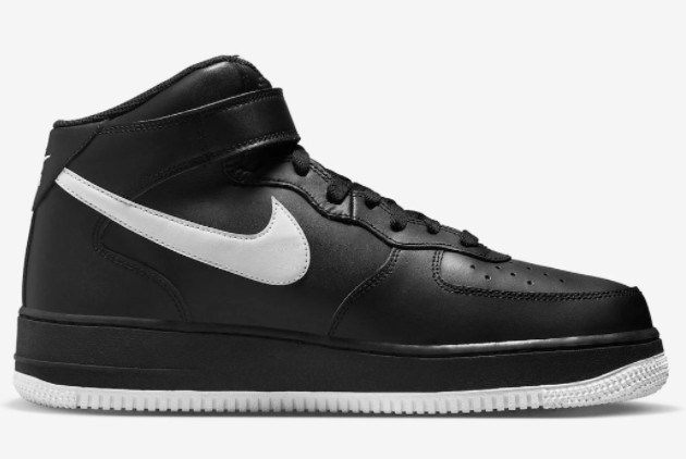Nike Air Force 1 Mid Black/White DV0806-001: Trendy and Timeless Footwear Nike Air Force 1 Mid Black/White DV0806-001: Trendy and Timeless Footwear