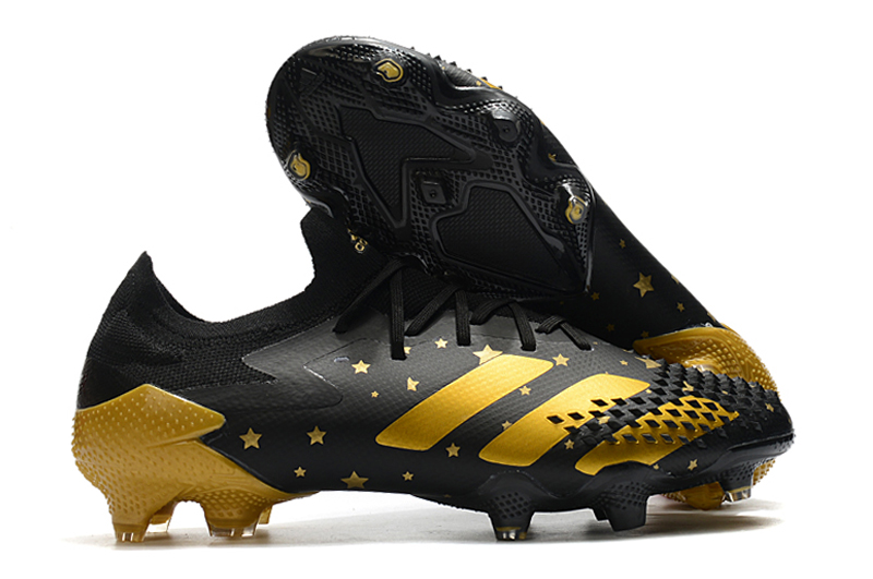 Adidas Predator Mutator 20.1 Low FG AG Core Black Gold Metallic - Ultimate Soccer Cleats