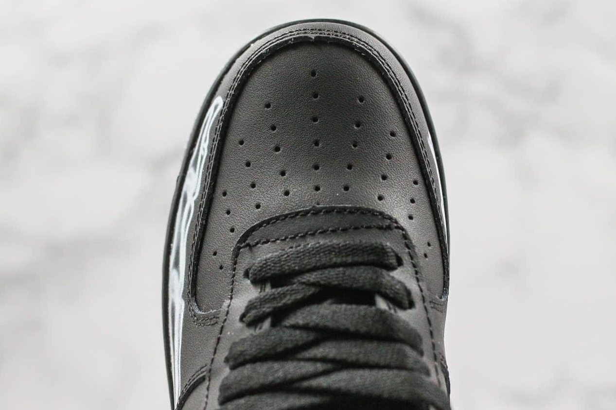 Nike Air Force 1 Low QS Skeleton Halloween Black White Shoes BQ7541-101 - Limited Edition Exclusives Nike Air Force 1 Low QS Skeleton Halloween Black White Shoes BQ7541-101 - Limited Edition Exclusives