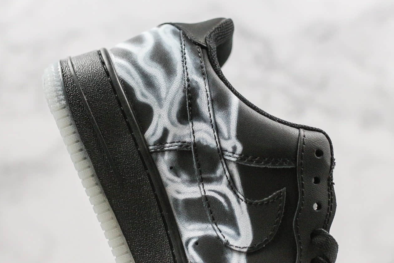 Nike Air Force 1 Low QS Skeleton Halloween Black White Shoes BQ7541-101 - Limited Edition Exclusives Nike Air Force 1 Low QS Skeleton Halloween Black White Shoes BQ7541-101 - Limited Edition Exclusives