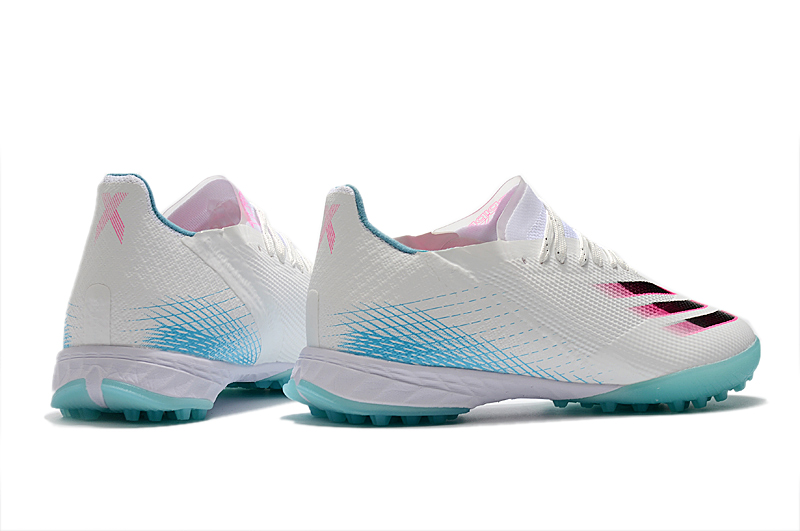 Adidas X Ghosted .1 Tf White Black Blue Pink - Elite Turf Shoes for Unmatched Performance Adidas X Ghosted .1 Tf White Black Blue Pink - Elite Turf Shoes for Unmatched Performance