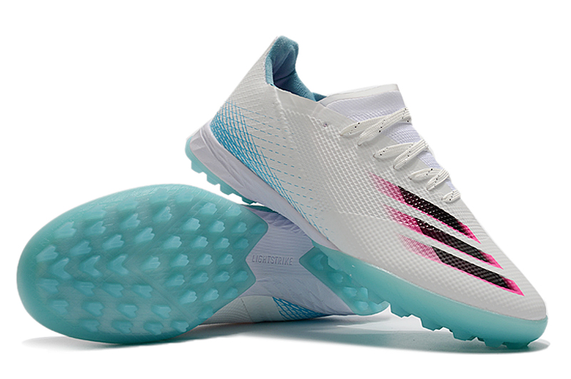 Adidas X Ghosted .1 Tf White Black Blue Pink - Elite Turf Shoes for Unmatched Performance Adidas X Ghosted .1 Tf White Black Blue Pink - Elite Turf Shoes for Unmatched Performance