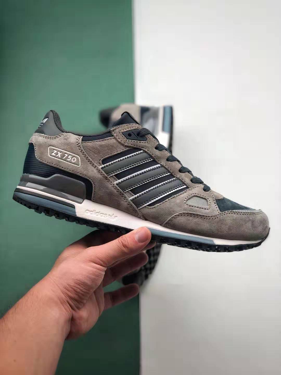 Adidas Originals ZX 750 Wolf Grey Navy Blue Shoes D65229 - Trendy and Stylish Sneakers Adidas Originals ZX 750 Wolf Grey Navy Blue Shoes D65229 - Trendy and Stylish Sneakers