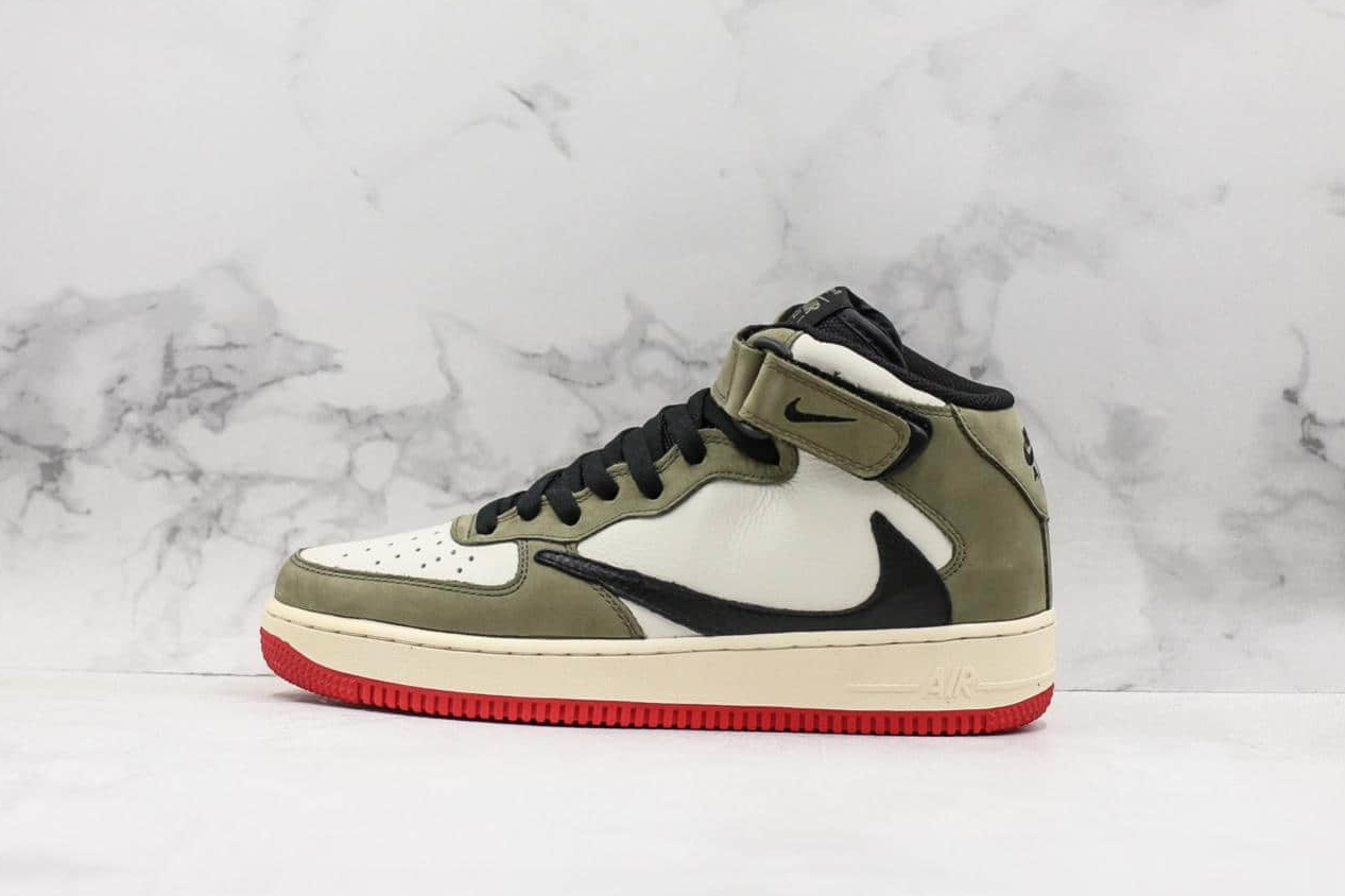 Nike Air Force 1 Mid 07 Black Green White 804609 159 - Stylish and Versatile Footwear for Men