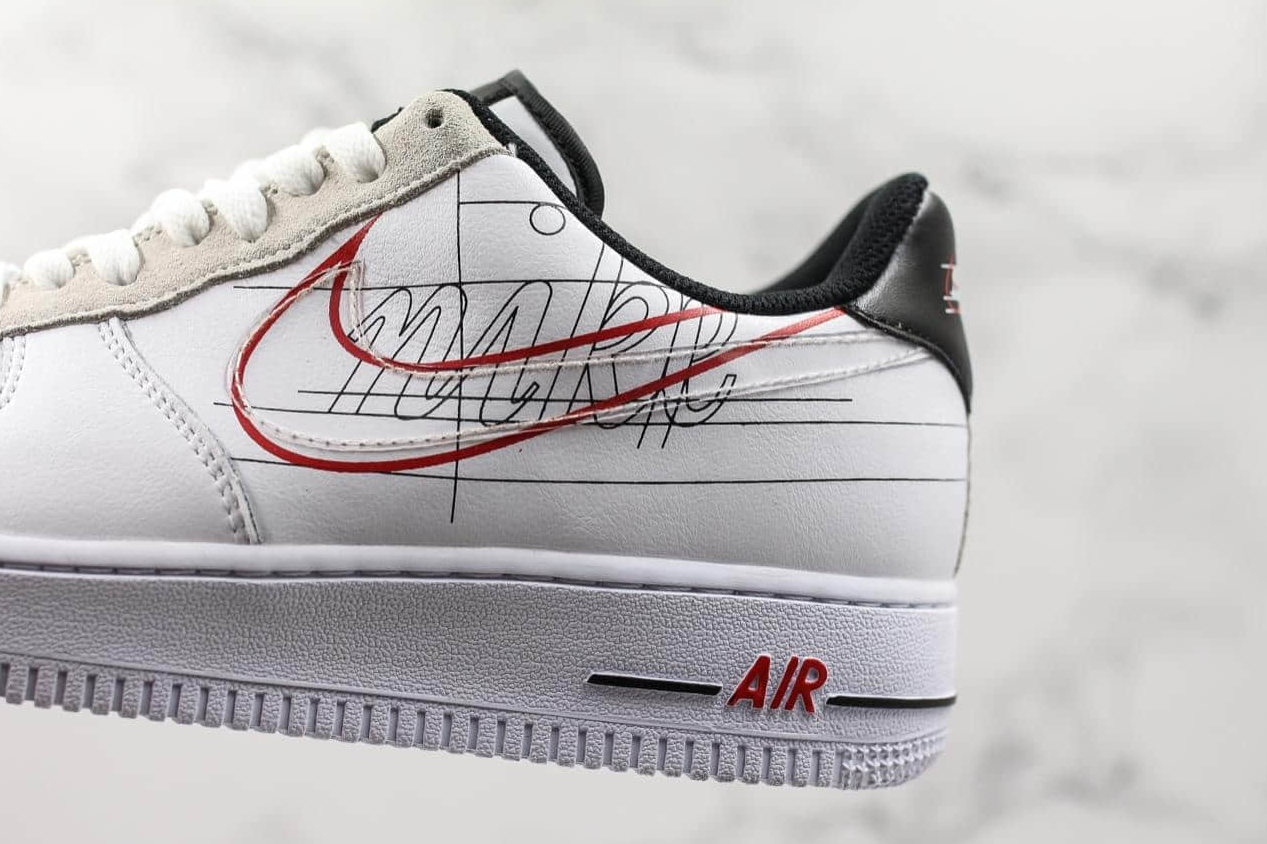 Nike Air Force 1 Low 'Script Swoosh' CK9257-100 - Iconic Style and Unique Design Nike Air Force 1 Low 'Script Swoosh' CK9257-100 - Iconic Style and Unique Design