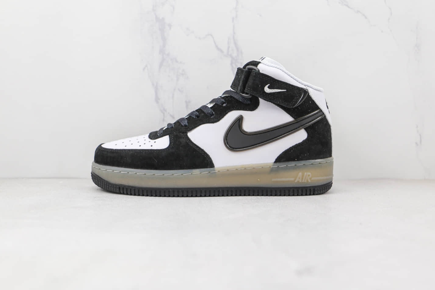 Nike Air Force 1 07 Mid Slam Jam Black White Grey Shoes BC9825-101 | Authentic Style and Supreme Comfort