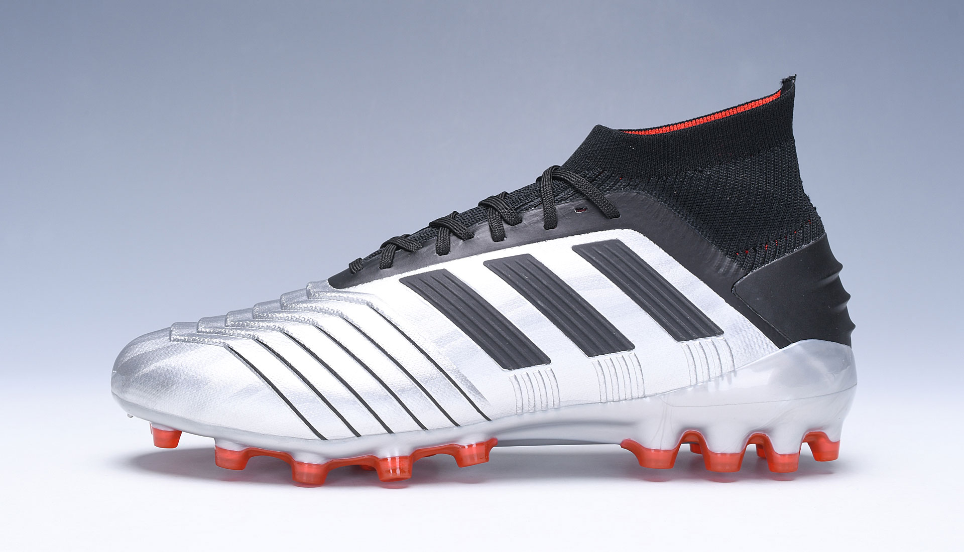 Adidas Predator 19.1 Ag Silver Black EF8981 - Ultimate Precision Performance Adidas Predator 19.1 Ag Silver Black EF8981 - Ultimate Precision Performance