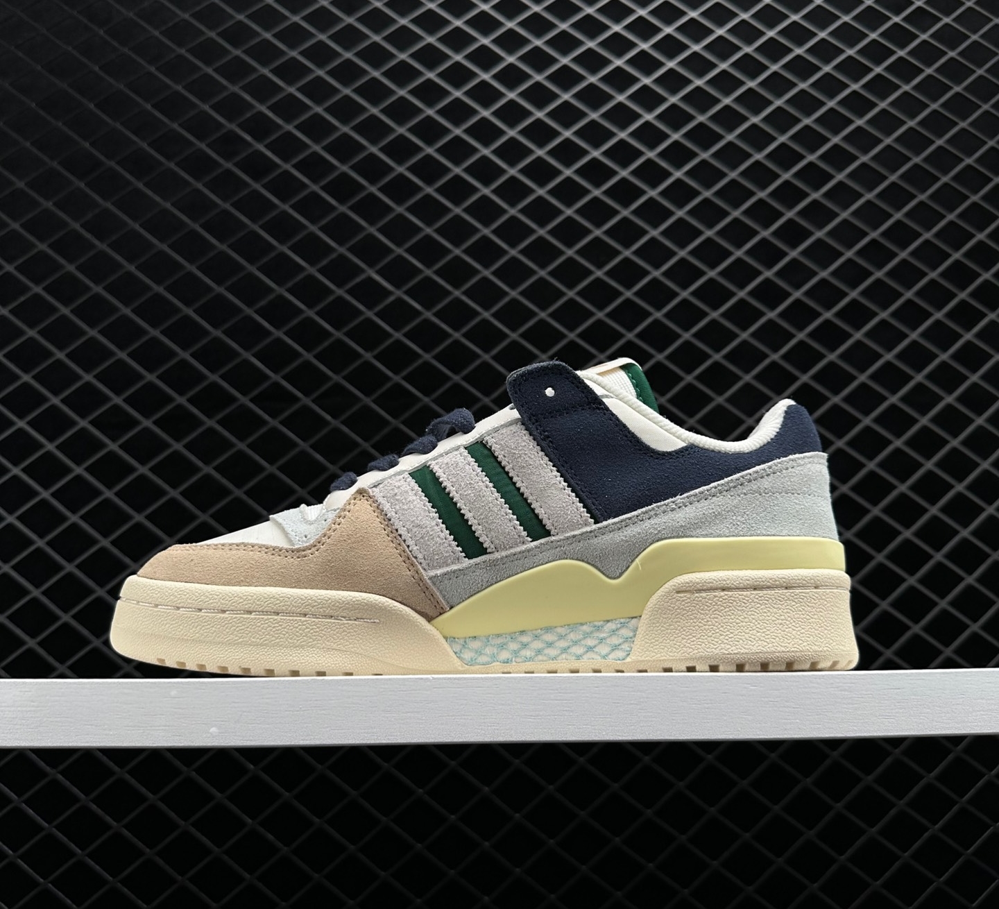 Adidas Forum 84 Low 'Beige Navy Green' GW4332 - Classic Style with a Twist Adidas Forum 84 Low 'Beige Navy Green' GW4332 - Classic Style with a Twist
