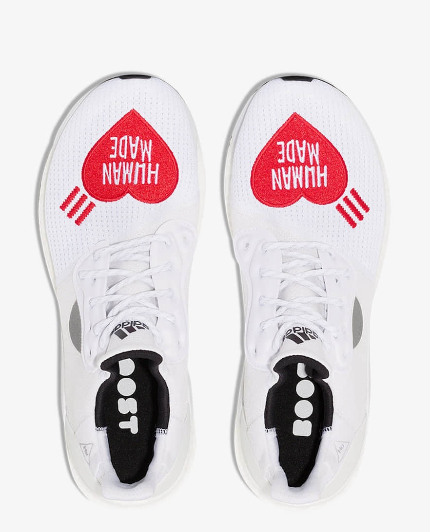 Adidas HUMAN MADE x Pharrell x NMD Hu 'Love' EF7223 - Exclusive Collaboration for Sneaker Enthusiasts Adidas HUMAN MADE x Pharrell x NMD Hu 'Love' EF7223 - Exclusive Collaboration for Sneaker Enthusiasts