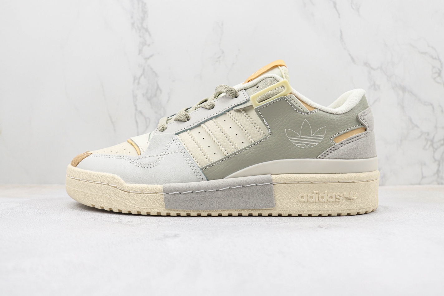 Adidas Originals Unisex Forum Exhibit Low Sneakers Beige Grey GX4547 | Limited Edition