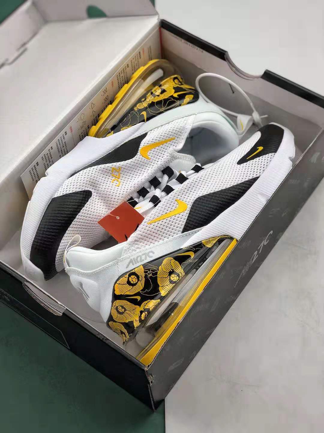 Nike Air Max 270 SE Floral Black Crimson Gold AR0499-005 | Limited Edition Sneakers Nike Air Max 270 SE Floral Black Crimson Gold AR0499-005 | Limited Edition Sneakers