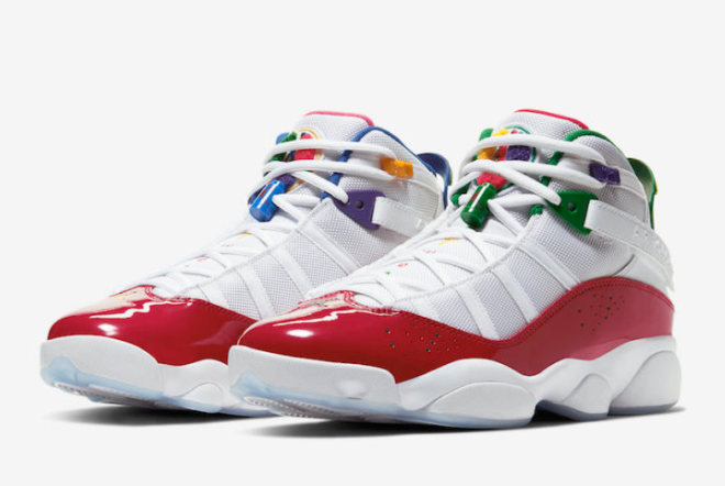 Jordan 6 Rings 'Multicolor' CW7003-100: Premium Sneakers Inspired by Iconic Moments