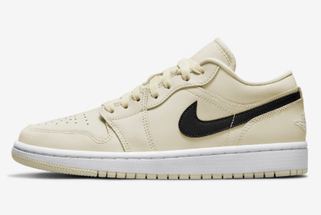 Air Jordan 1 Low 'Coconut Milk' - Stylish Coconut Milk/Black-White Sneakers