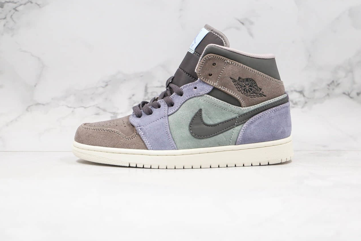 Air Jordan 1 Mid 'Suede Patch' 852542-203 - Classic style with modern suede accents