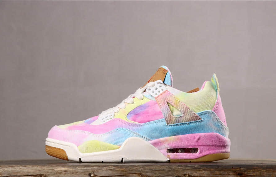 2019 Air Jordan 4 Retro Levis NRG Multi Color AO2571 102 - Limited Edition Sneakers for Fashion Enthusiasts.