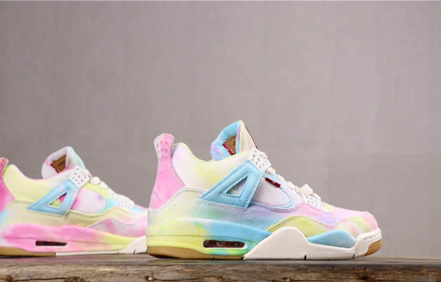 2019 Air Jordan 4 Retro Levis NRG Multi Color AO2571 102 - Limited Edition Sneakers for Fashion Enthusiasts.