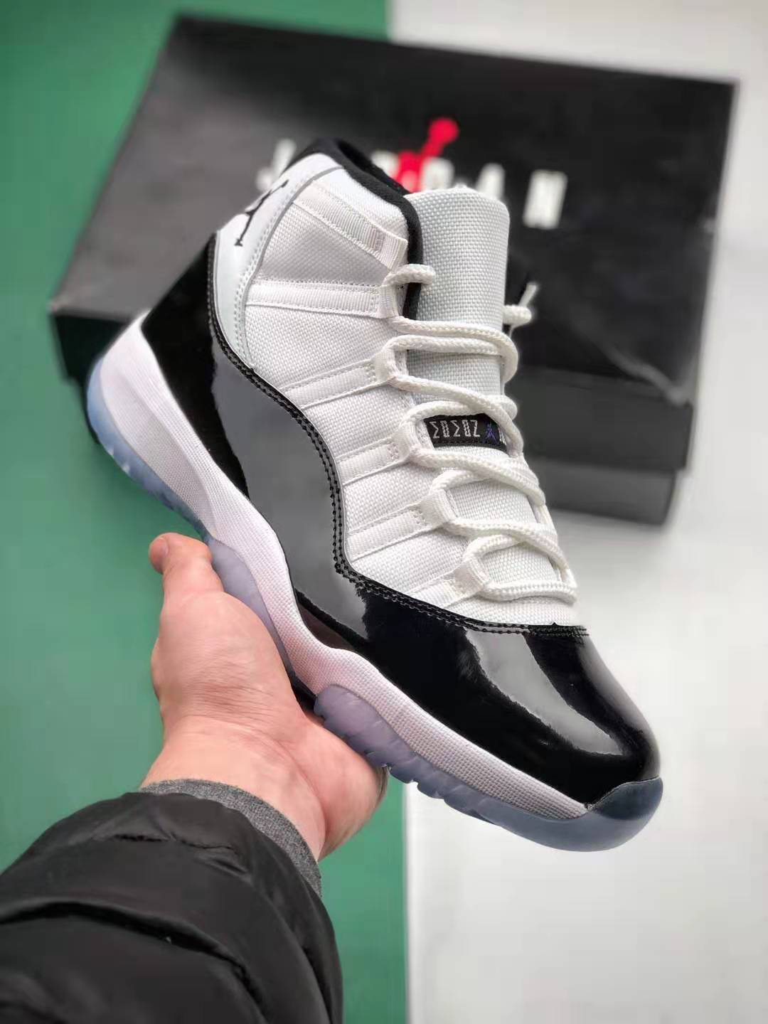 Air Jordan 11 Retro 'Concord' 2018 378037-100 - Shop Now for Classic Sneaker Style!