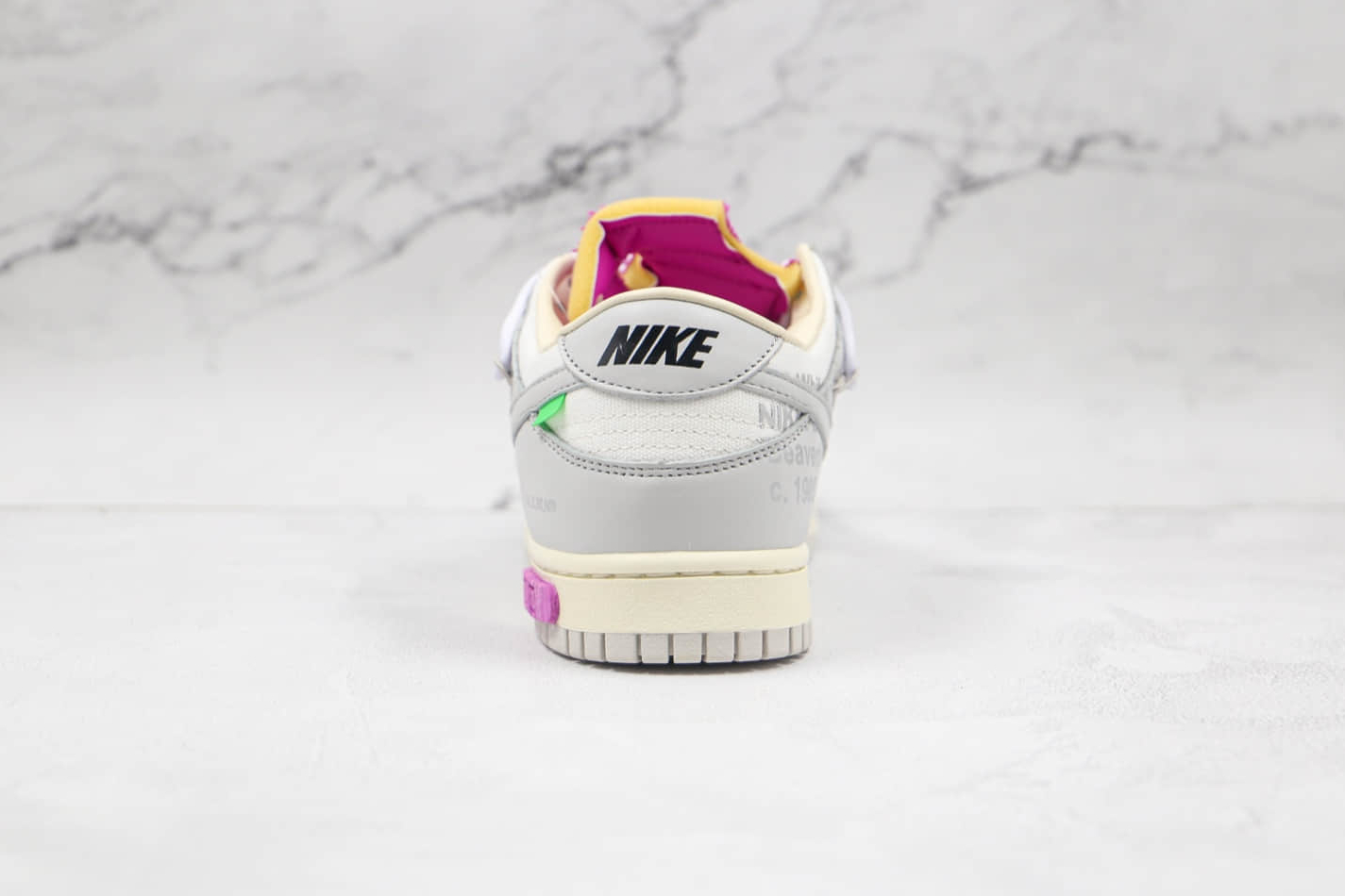 Nike Off-White x Dunk Low 'Lot 03 of 50' DM1602-118 - Limited Edition Collaboration Sneakers