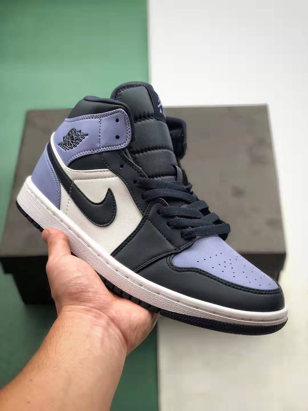 Air Jordan 1 Mid 'Sanded Purple' 554724-445 - Get Stylish with the Classic Design